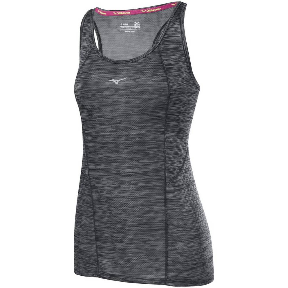 Camiseta De Tirantes Mizuno Alpha Vent Mujer Negras Baratas GISQ-30857